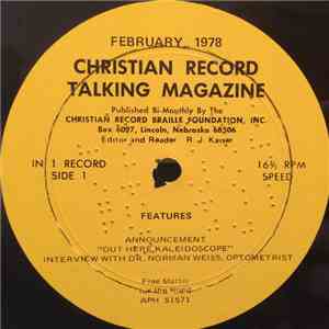 Various - Christian Record Talking Magazine (February, 1978)