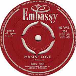 Paul Rich / The Gordon Franks Sextet - Makin' Love / Red River Rock