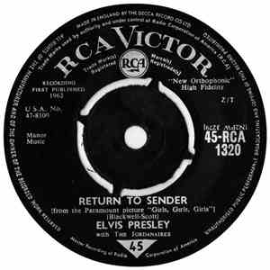 Elvis Presley With The Jordanaires - Return To Sender