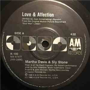 Martha Davis & Sly Stone, Rae Dawn Chong - Love And Affection