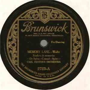 Carl Fenton's Orchestra - Memory Lane / My Dream Girl