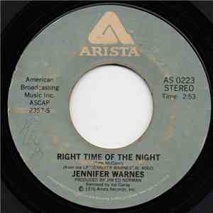 Jennifer Warnes - Right Time Of The Night