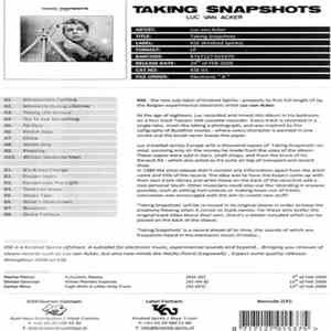 Luc Van Acker - Taking Snapshots