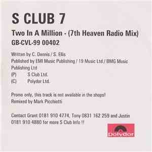 S Club 7 - Two In A Million (7th Heaven Radio Mix)