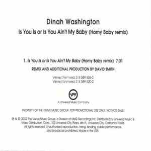 Dinah Washington - Is You Is Or Is You Ain't My Baby (Horny Baby Remix)
