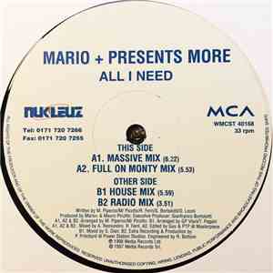 Mario + Presents More  - All I Need