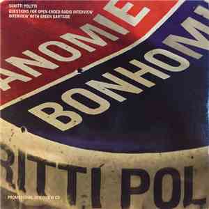 Scritti Politti - Anomie & Bonhomie - Interview with Green Gartside