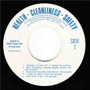 Irving Carter  - Health Cleanliness Safety (Songlets For The Project Head Start)