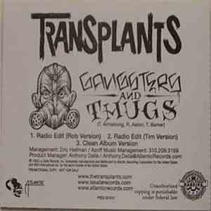 Transplants - Gangsters And Thugs