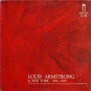 Louis Armstrong - Louis Armstrong In New York (1924 - 1925)