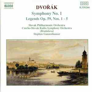 Antonín Dvořák, Slovak Philharmonic Orchestra, Stephen Gunzenhauser - Symphony No. 1 • Legends Op.59 Nos. 1-5
