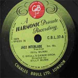 Charles Brull's Dance Orchestra, Conducted by Billy Munn - Jazz Interlude / Swing Doors