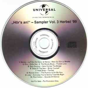 Various - "Hör's An !" - Sampler Vol. 3 Herbst '99