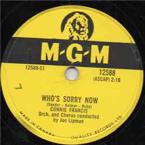 Connie Francis - Who's Sorry Now