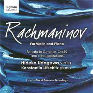 Rachmaninov, Hideko Udagawa, Konstantin Lifschitz - For Violin And Piano