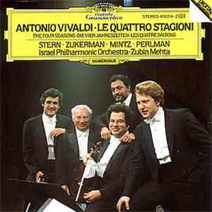 Antonio Vivaldi - Stern, Zukerman, Mintz, Perlman, Israel Philharmonic Orchestra, Zubin Mehta - Le Quattro Stagioni
