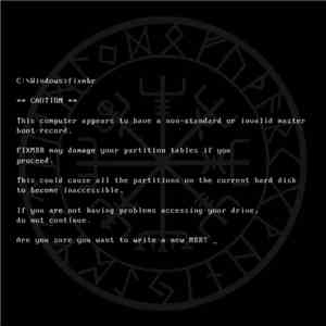 Master Boot Record - Fixmbr