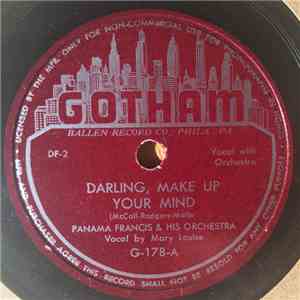 Panama Francis & His Orchestra - Darling, Make Up Your Mind / Stompin' With Panama