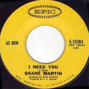 Shane Martin  - You're So Young / I Need You