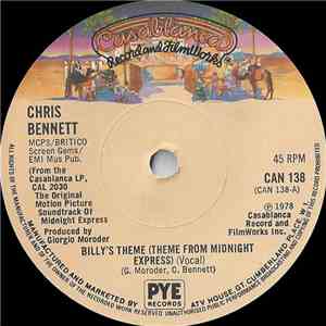 Chris Bennett - Billy's Theme (Theme From Midnight Express) (Vocal)