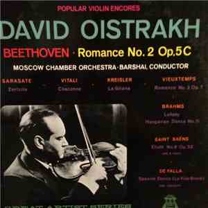 David Oistrach, Ludwig van Beethoven, Moscow Chamber Orchestra, Rudolf Barshai - Popular Violin Enchores