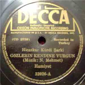 Hamiyet - Gözlerin Kendine Vurgun / Suç Bende Degil