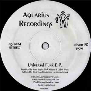 Jamie Lewis & Nick Morris - Universal Funk EP
