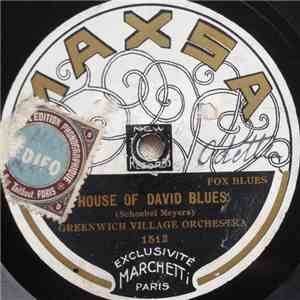 Greenwich Village Orchestra / New Orleans Jazz Band - House Of David Blues / It Had To Be You