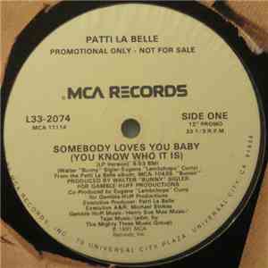 Patti La Belle - Somebody Loves You Baby (You Know Who It Is)