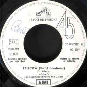 Adamo - Felicità (Petit Bonheur)