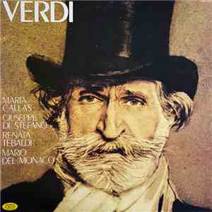 Giuseppe Verdi, Maria Callas, Giuseppe di Stefano, Renata Tebaldi, Mario del Monaco - Giuseppe Verdi 1813-1901 Maria Callas, Guiseppe Di Stefano, Renata Tebaldi, Mario Del Monaco (SM 1296)