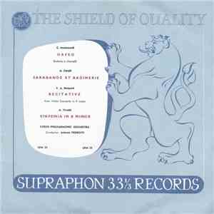 Czech Philharmonic Orchestra Conductor: Antonio Pedrotti : C. Monteverdi / A. Corelli / F. A. Bonporti / A. Vivaldi - Orfeo / Sarabande Et Badinerie / Recitative From Violin Concerto In F Major / Sinfonia In B Minor