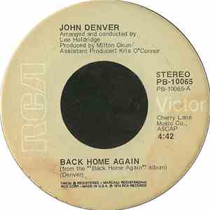 John Denver - Back Home Again / It's Up To You