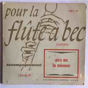 Mme Barbey, Jacques Burel - Pour La Flûte A Bec