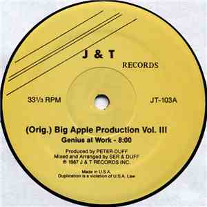Various - (Orig.) Big Apple Production Vol. III