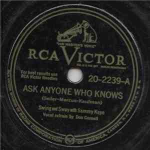 Sammy Kaye - Ask Anyone Who Knows