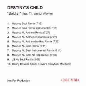 Destiny's Child Feat. T.I. and Lil Wayne - Soldier