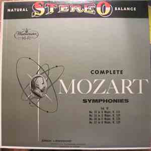 Mozart ; The London Symphony Orchestra Conducted By Erich Leinsdorf - Symphonies Vol. 4 Nos. 14, 15, 16 & 17