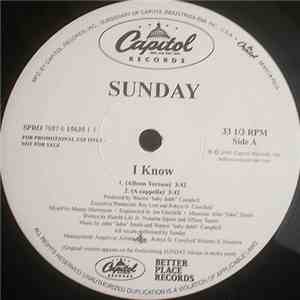 Sunday  - I Know