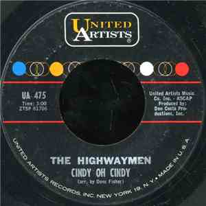 The Highwaymen - The Bird Man / Cindy Oh Cindy