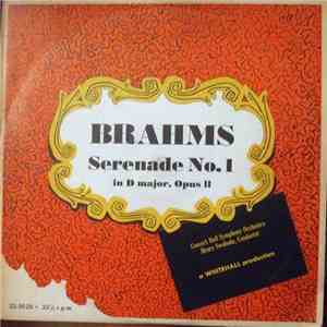 Brahms, Concert Hall Symphony Orchestra , Conductor, Henry Swoboda - Serenade No. 1 in D major, Opus II