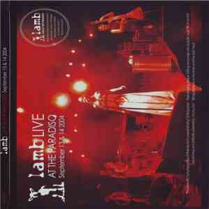 Lamb - Live At The Paradiso September 13 & 14 2004