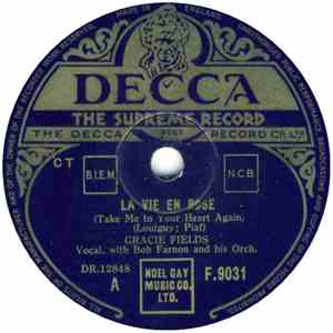 Gracie Fields, Bob Farnon And His Orchestra - La Vie En Rose / For Ever And Ever