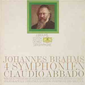 Johannes Brahms, Claudio Abbado, Wiener Philharmoniker, Berliner Philharmoniker, Staatskapelle Dresden, London Symphony Orchestra - Johannes Brahms - 4 Symphonien