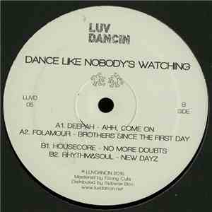 Various - Dance Like Nobody's Watching