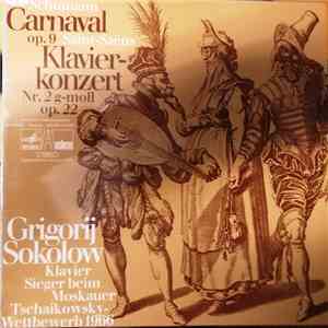 Grigory Sokolov ,Grigorij Sokolow USSR Symphony Orchestra ,Staatliches Sinfonieorchester der UdSSR Nesme Jarwi - Schumann Carnaval Op.9, Saint Saens Klavierkonzert-Konzert Nr. 2 G-moll Op. 22