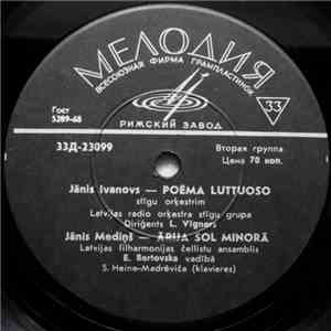 Latvijas Radio Simfoniskā Orķestra Stīgu Grupa / Latvijas Filharmonijas Čellistu Ansamblis, S. Heine-Madrēviča - Untitled