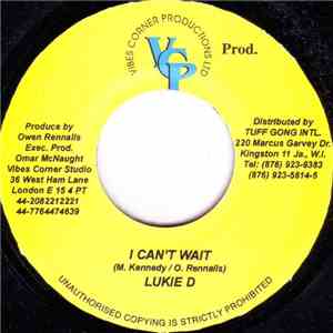 Lukie D / Tremma - I Can't Wait / Swear It All Over Again