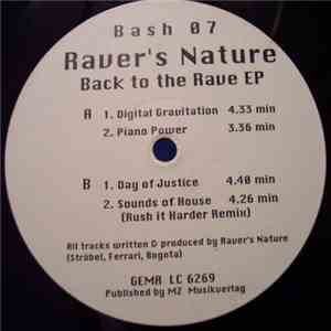 Raver's Nature - Back To The Rave EP