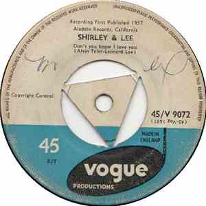 Shirley And Lee - Don't You Know I Love You / Rock All Nite
